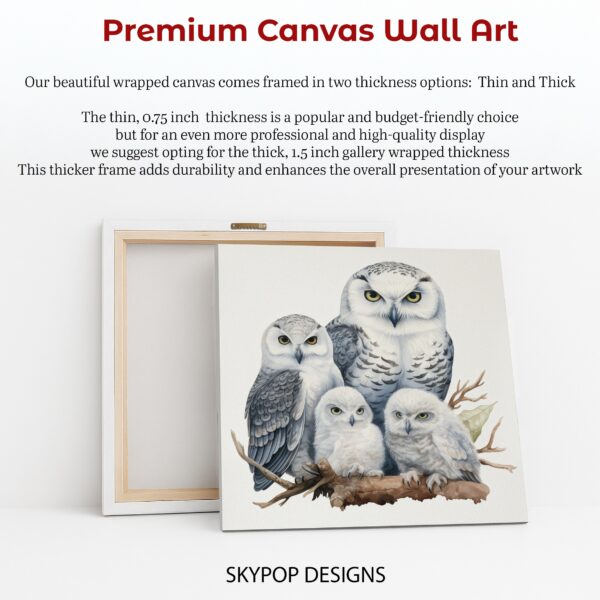 Owl Family Art
