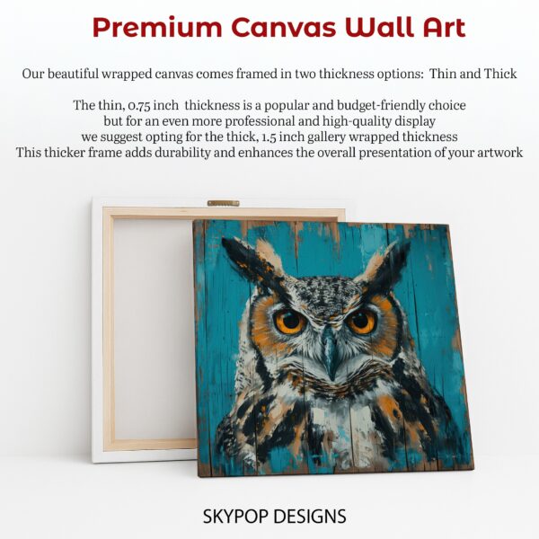 Owl Wood Art