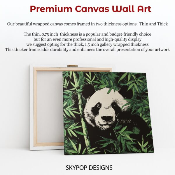 Panda Bamboo Forest Art