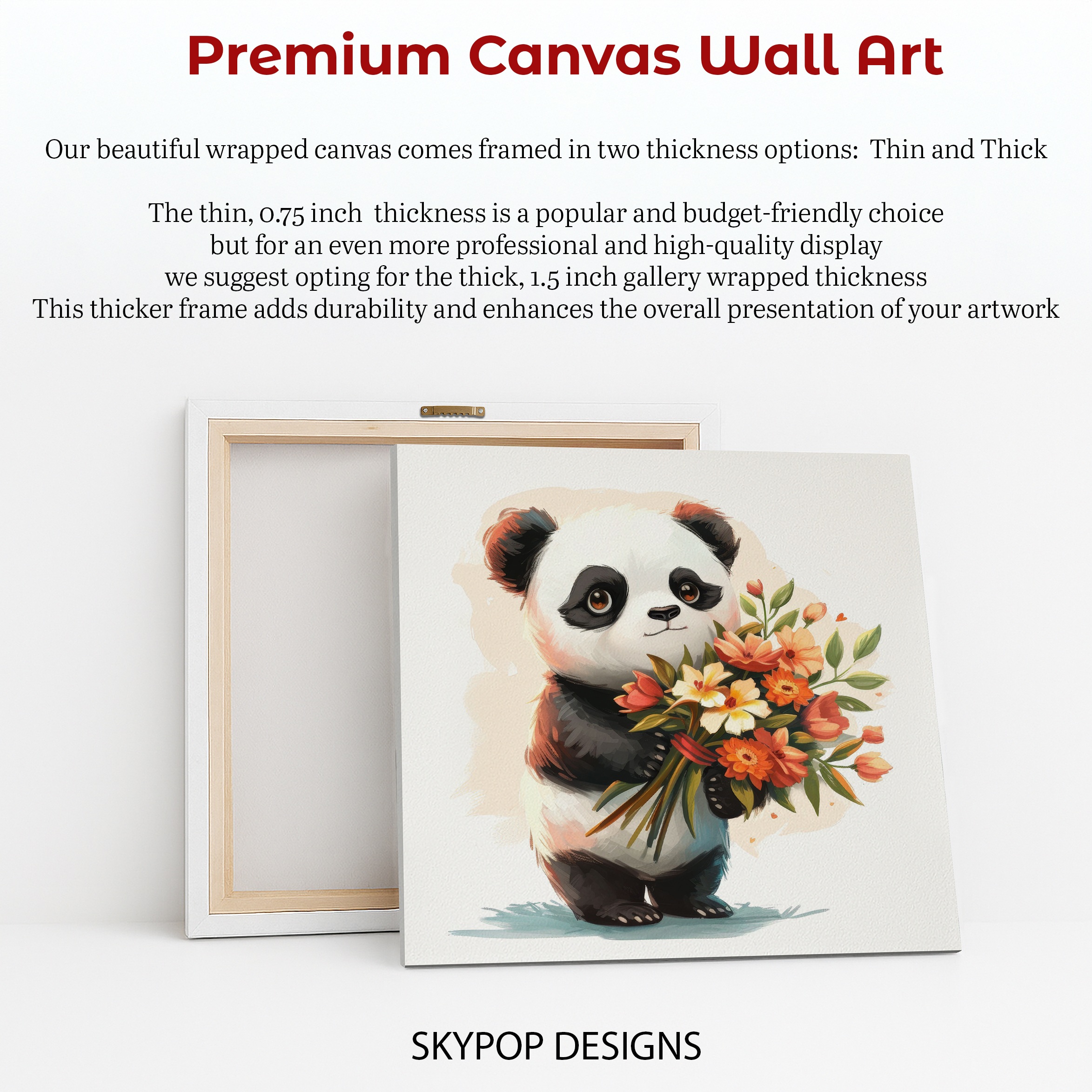 6.jpg Panda Flower Bouquet Art