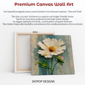 White Daisy Art