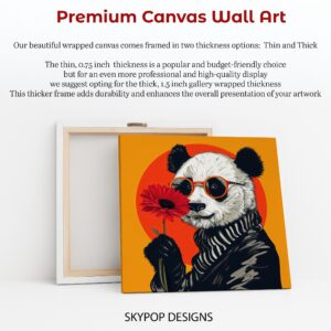 Panda Flower Art