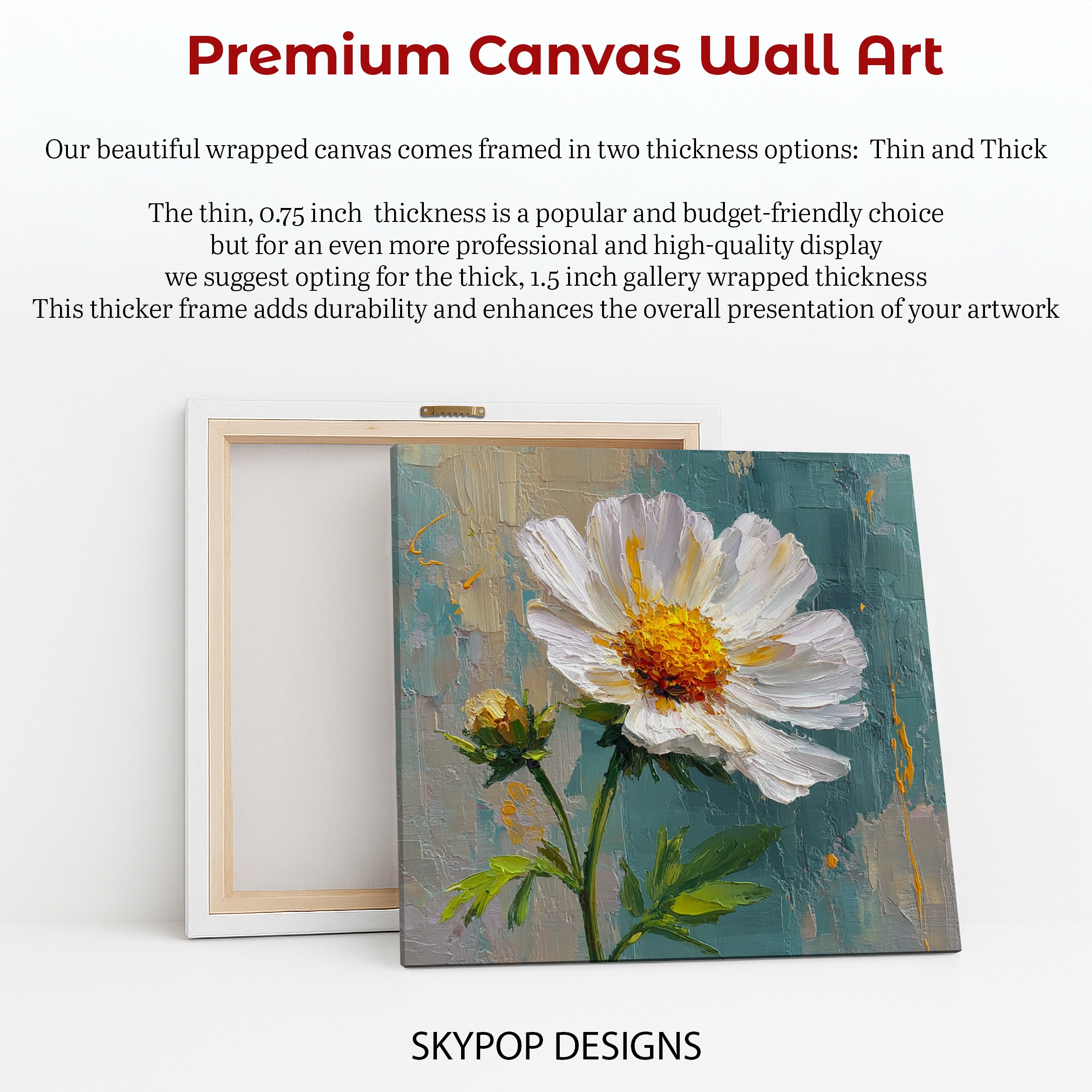6.jpg White Daisy Bloom Art