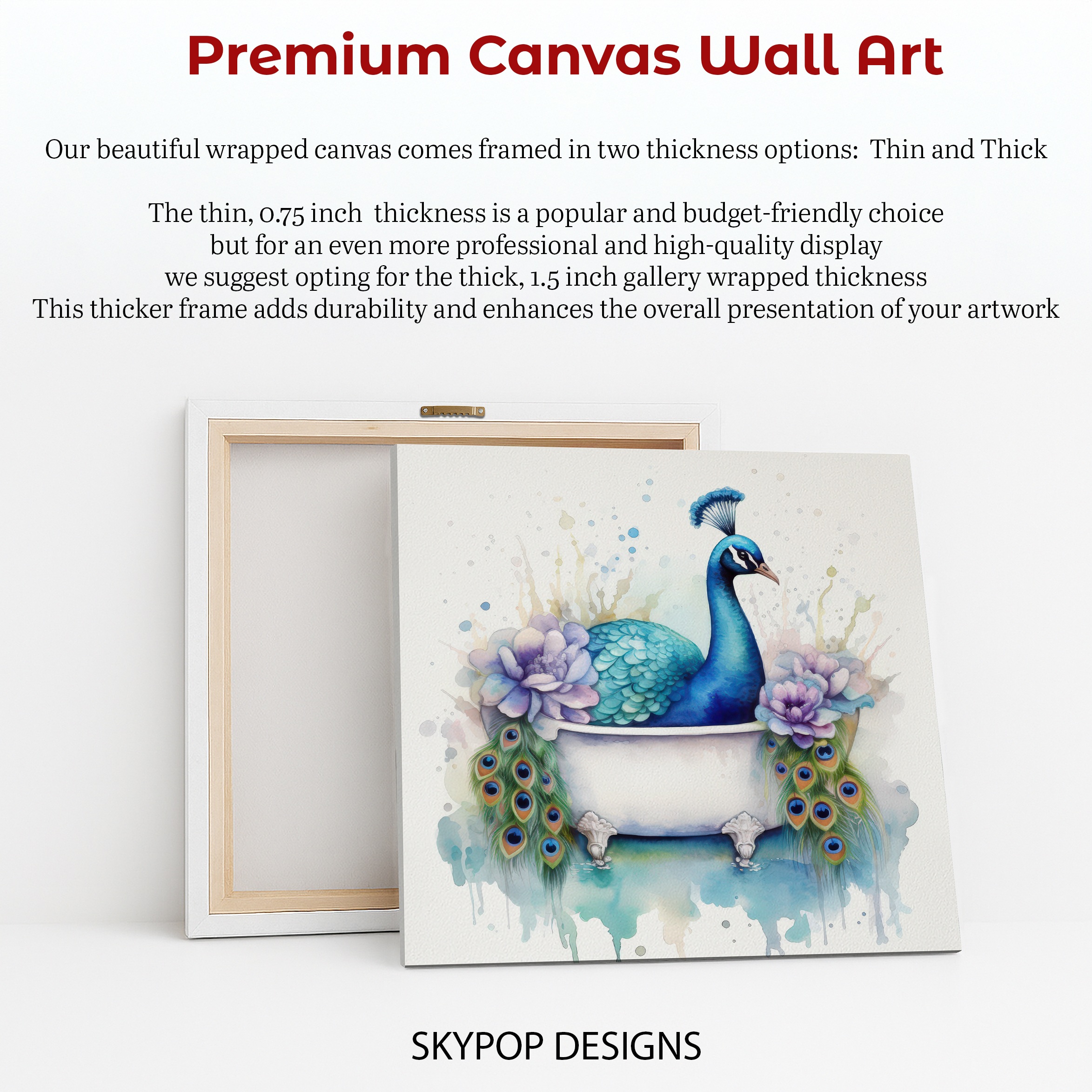 6.jpg Peacock Bath Art