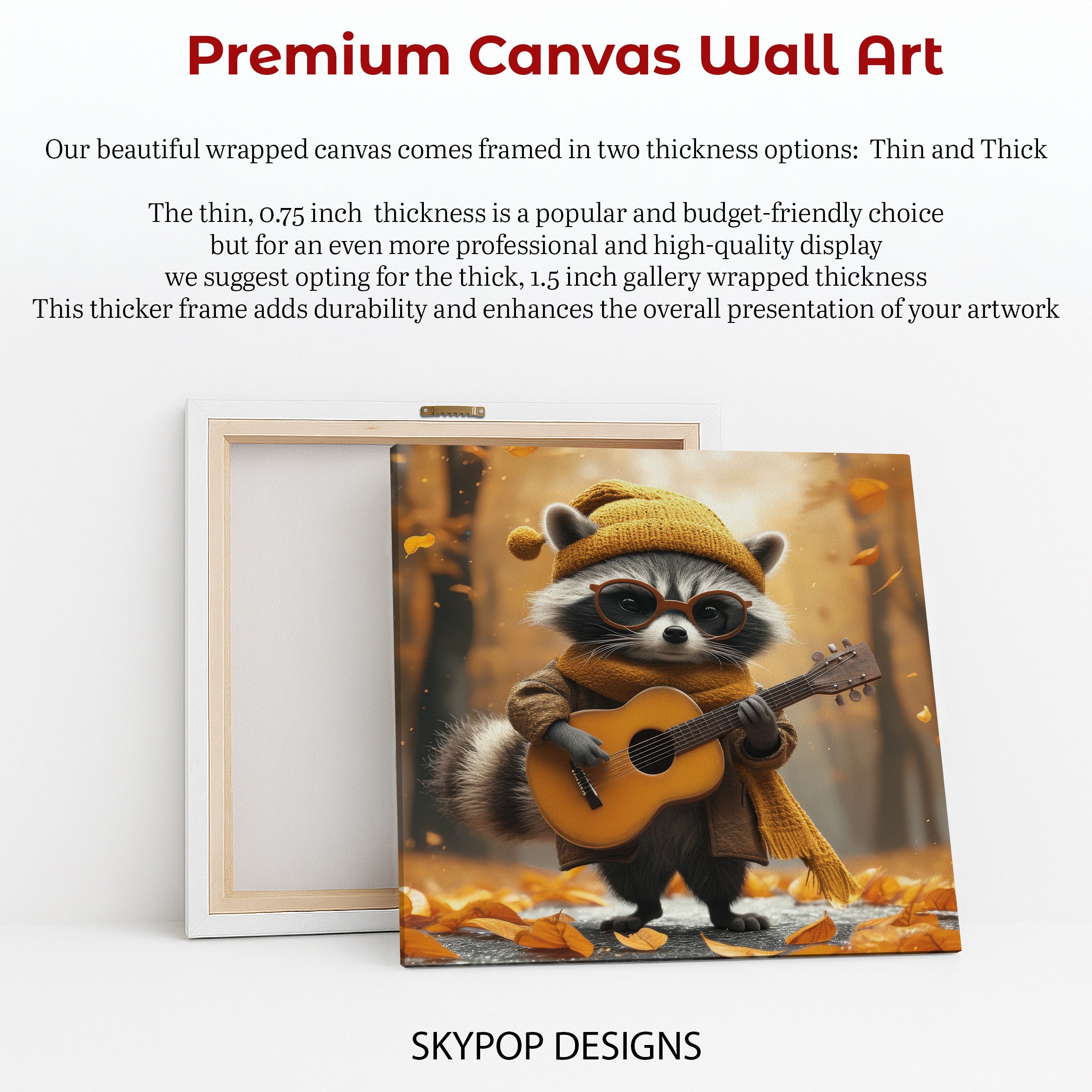 6.jpg Raccoon Guitar Art