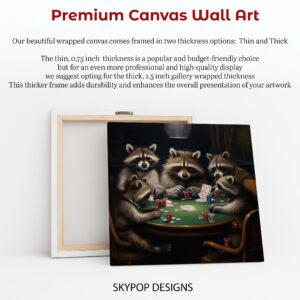 Raccoon Poker Art