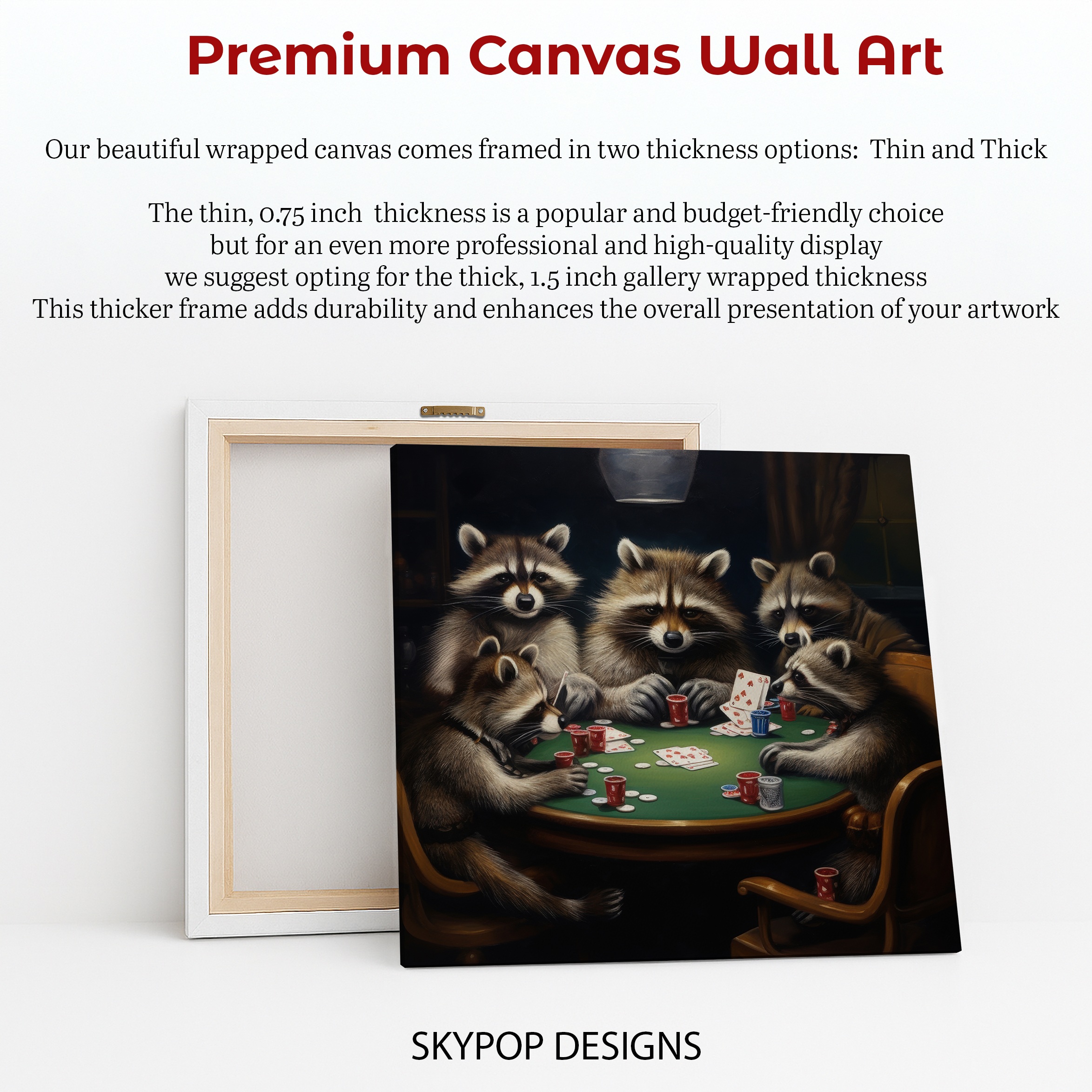 6.jpg Raccoon Poker Art