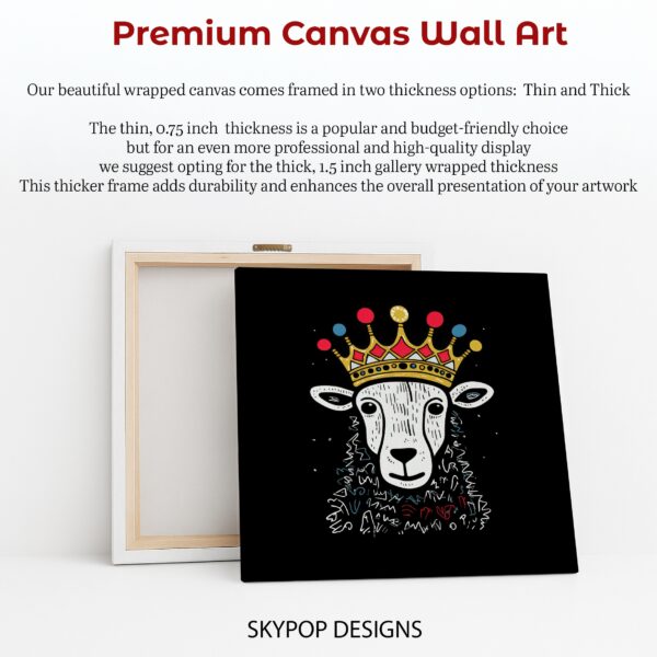 Crowned Sheep Art
