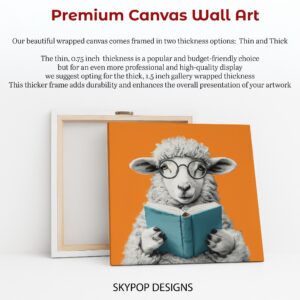 Sheep Reading Art