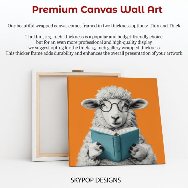 Sheep Reading Art
