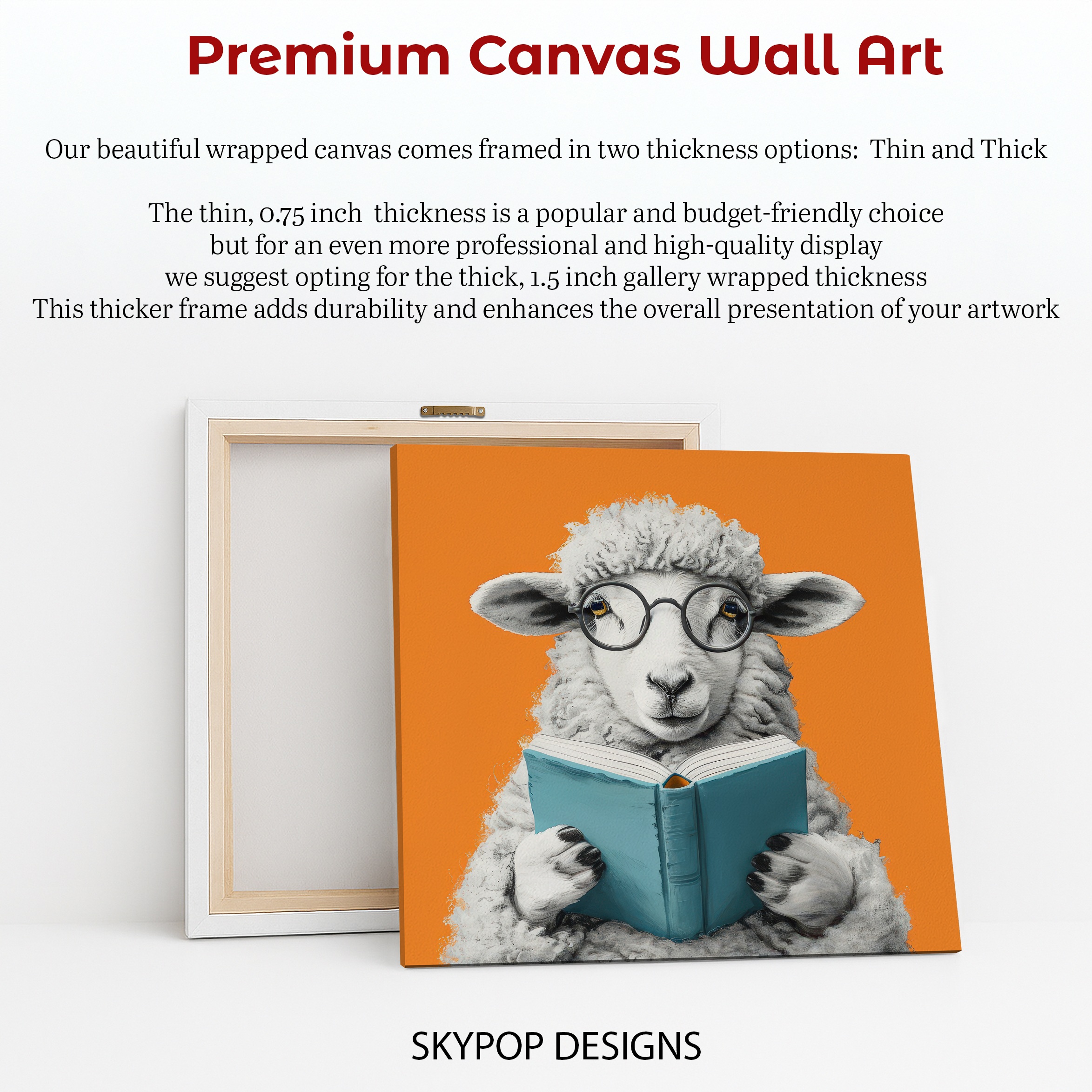 6.jpg Sheep Reading Art