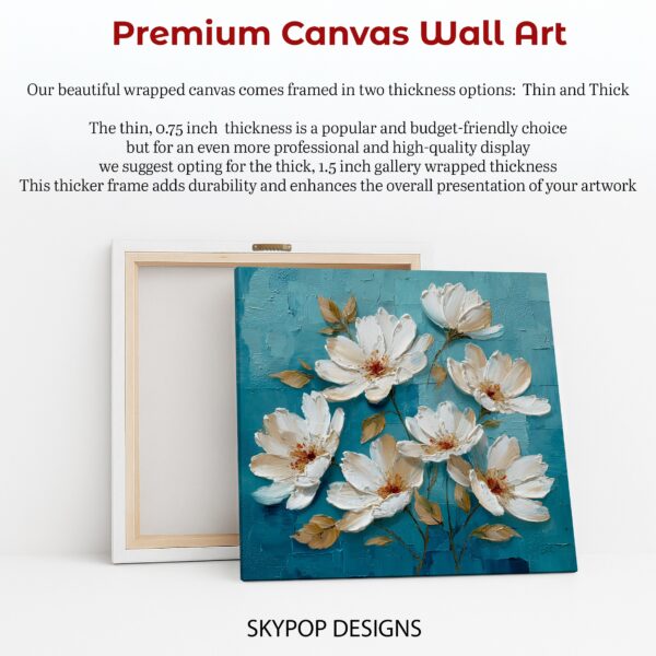 White Flowers Art