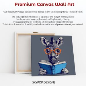 Zebra Reads Art
