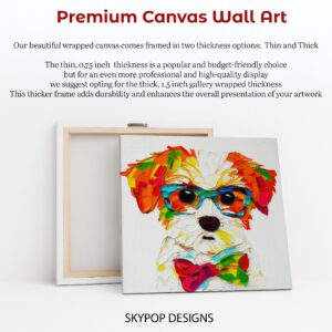 Shih Tzu With Glasses Art