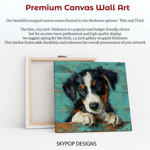 Bernese Mountain Dog Puppy Art
