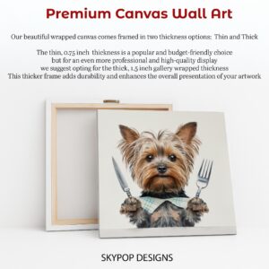 Yorkshire Terrier Dinner Art
