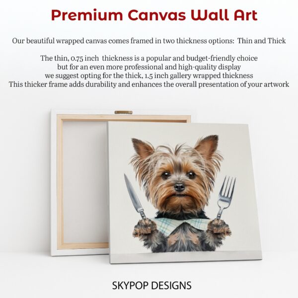 Yorkshire Terrier Dinner Art