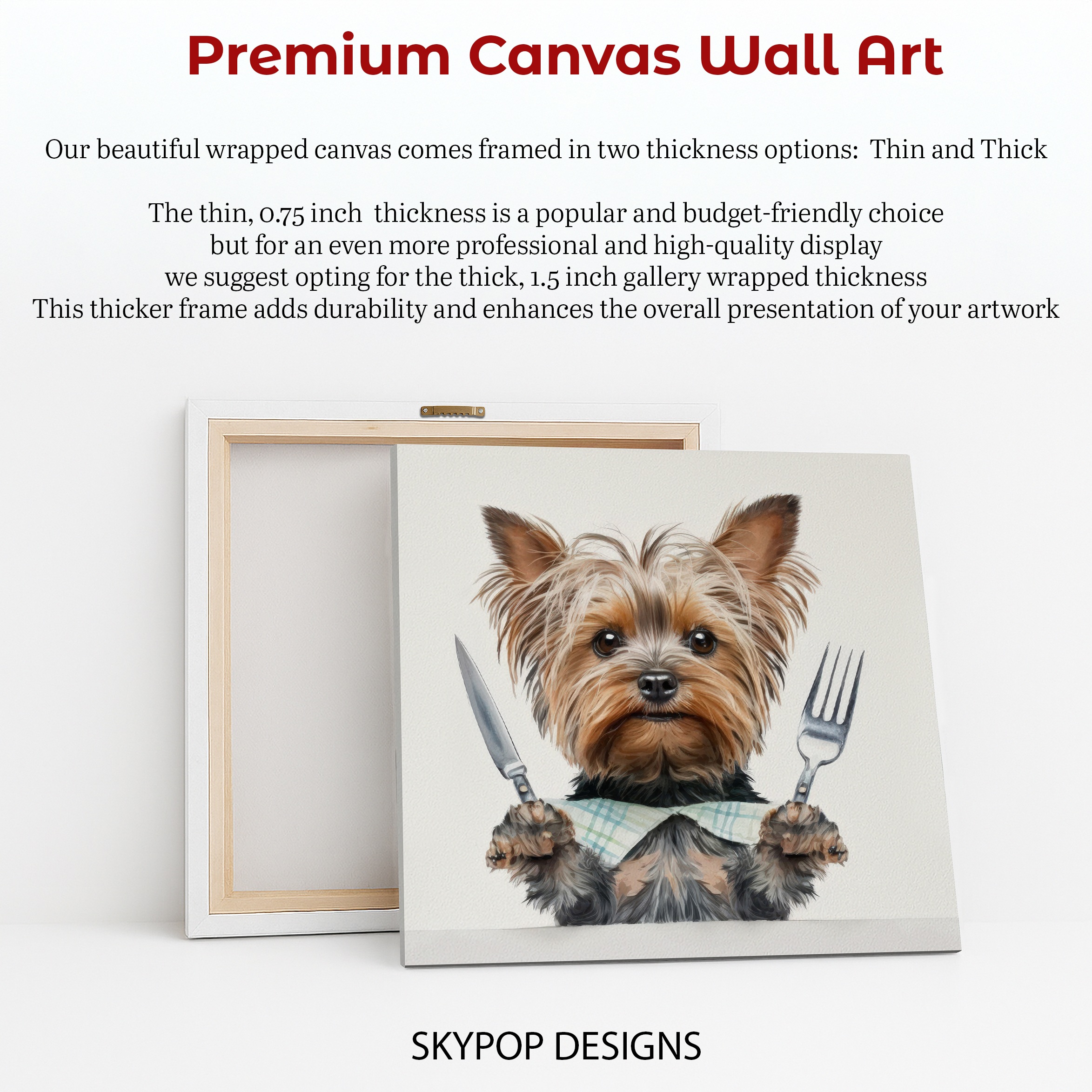 6.jpg Yorkshire Terrier Dinner Art