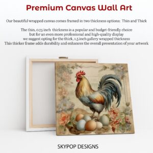 Rooster Eggs Art