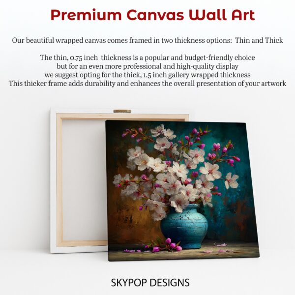 Cherry Blossom Vase Art