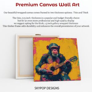 Chimpanzee Jam Session Art
