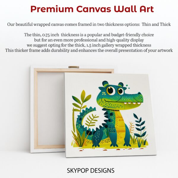 Friendly Crocodile Art
