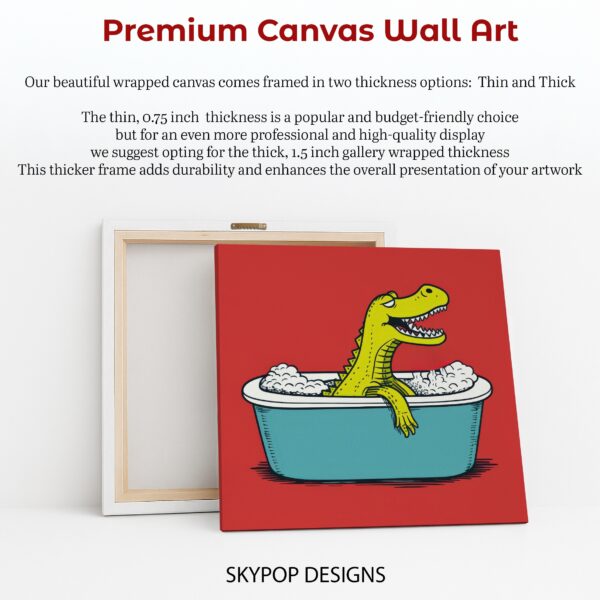 Crocodile Bath Art