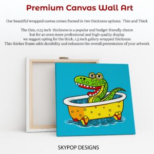Crocodile Bath Art