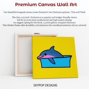 Dolphin Splash Fun Art