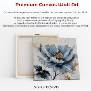 Golden Petal Bloom Art