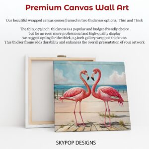Flamingo Love Serenade Art