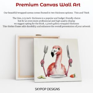 Flamingo Dinner Party Art