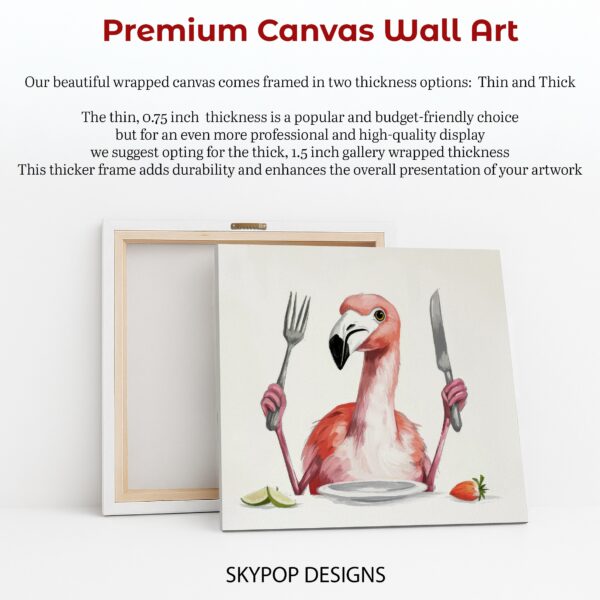 Flamingo Dinner Party Art