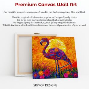 Flamingo Floral Art