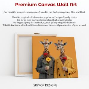 Giraffe Couple Art