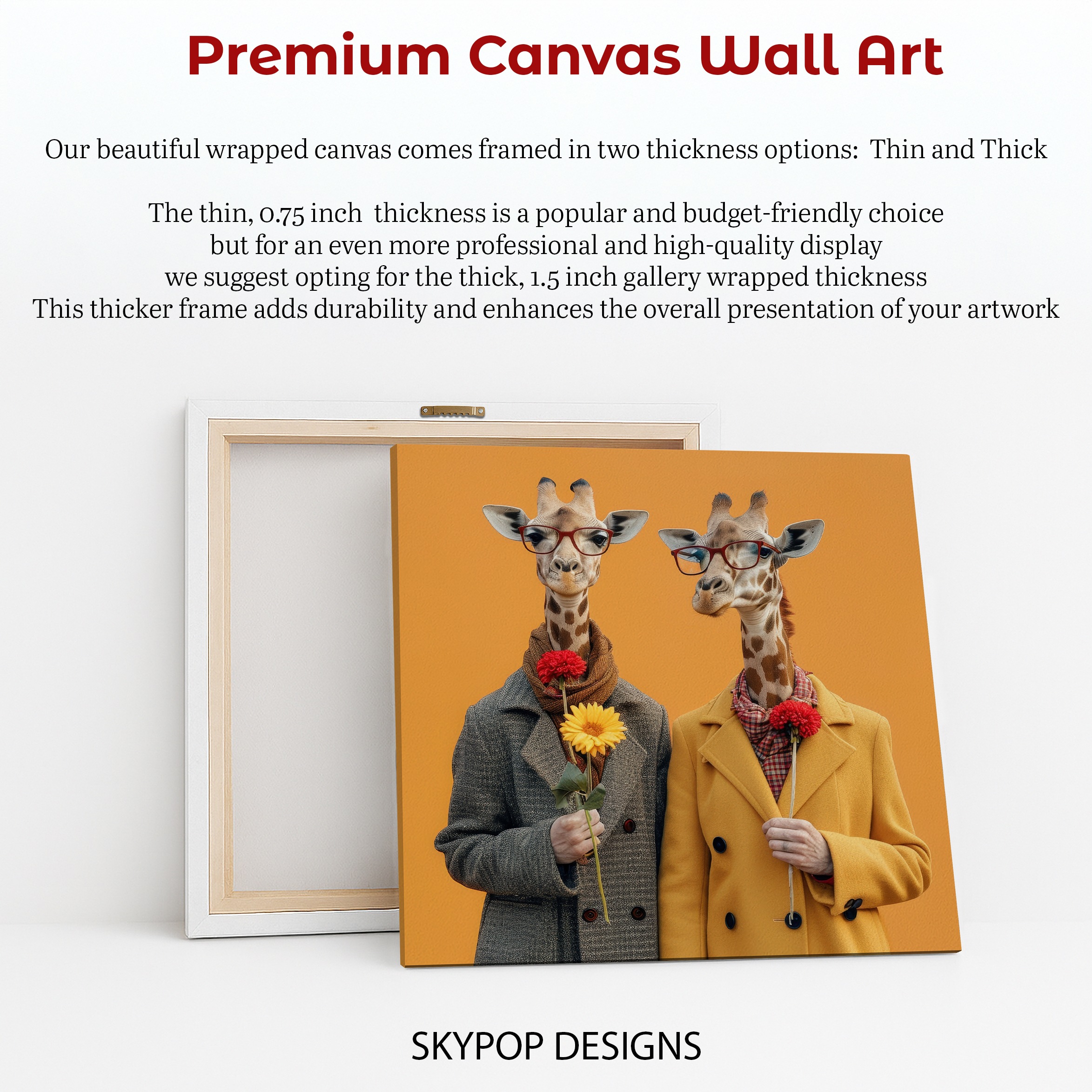 6.jpg Giraffe Couple Art