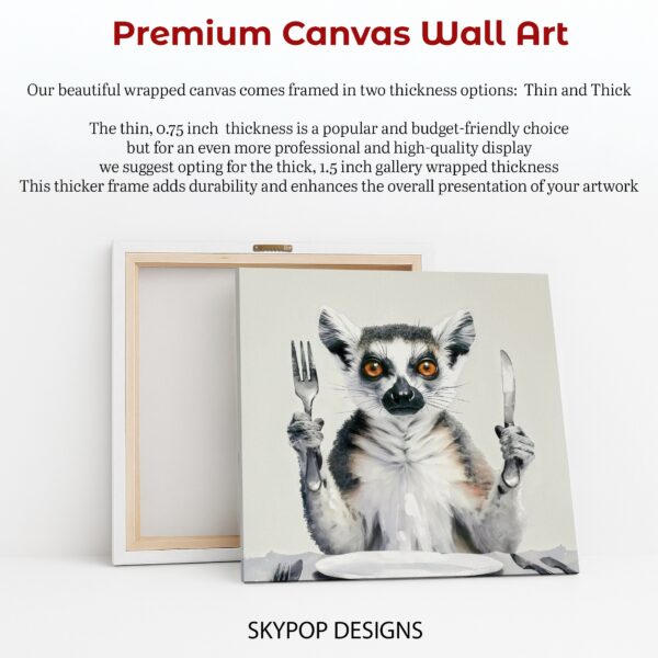 Lemur Dining Art