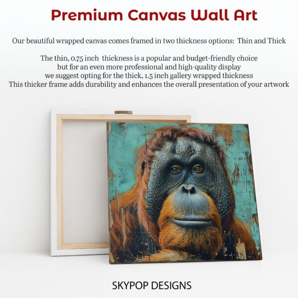 Orangutan Portrait Art