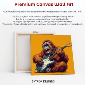 Orangutan Guitar Art