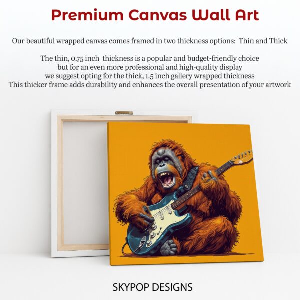 Orangutan Guitar Art