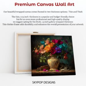 Vibrant Floral Still Life Art