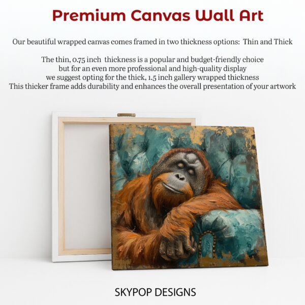 Orangutan Portrait Art