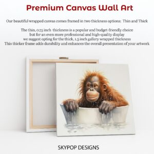 Orangutan Bath Time Art