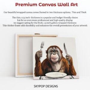 Orangutan Dinner Time Art