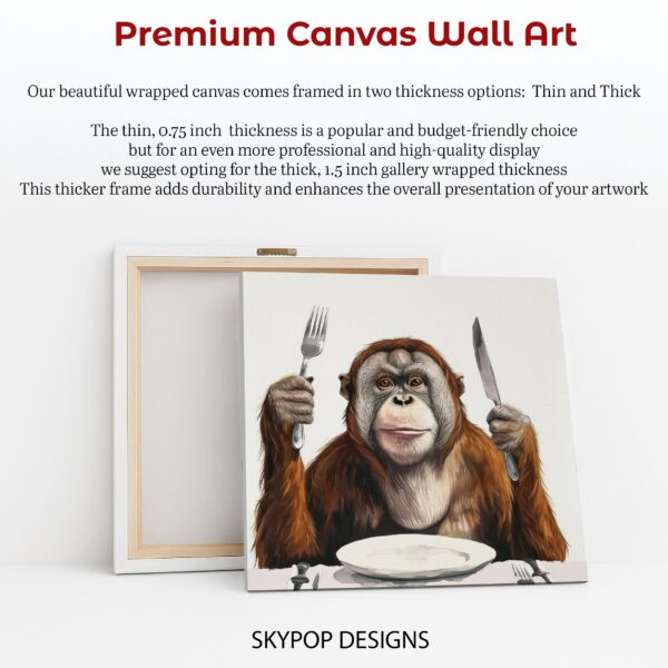 Orangutan Dinner Time Art