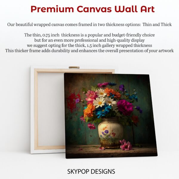 Rustic Floral Arrangement Art