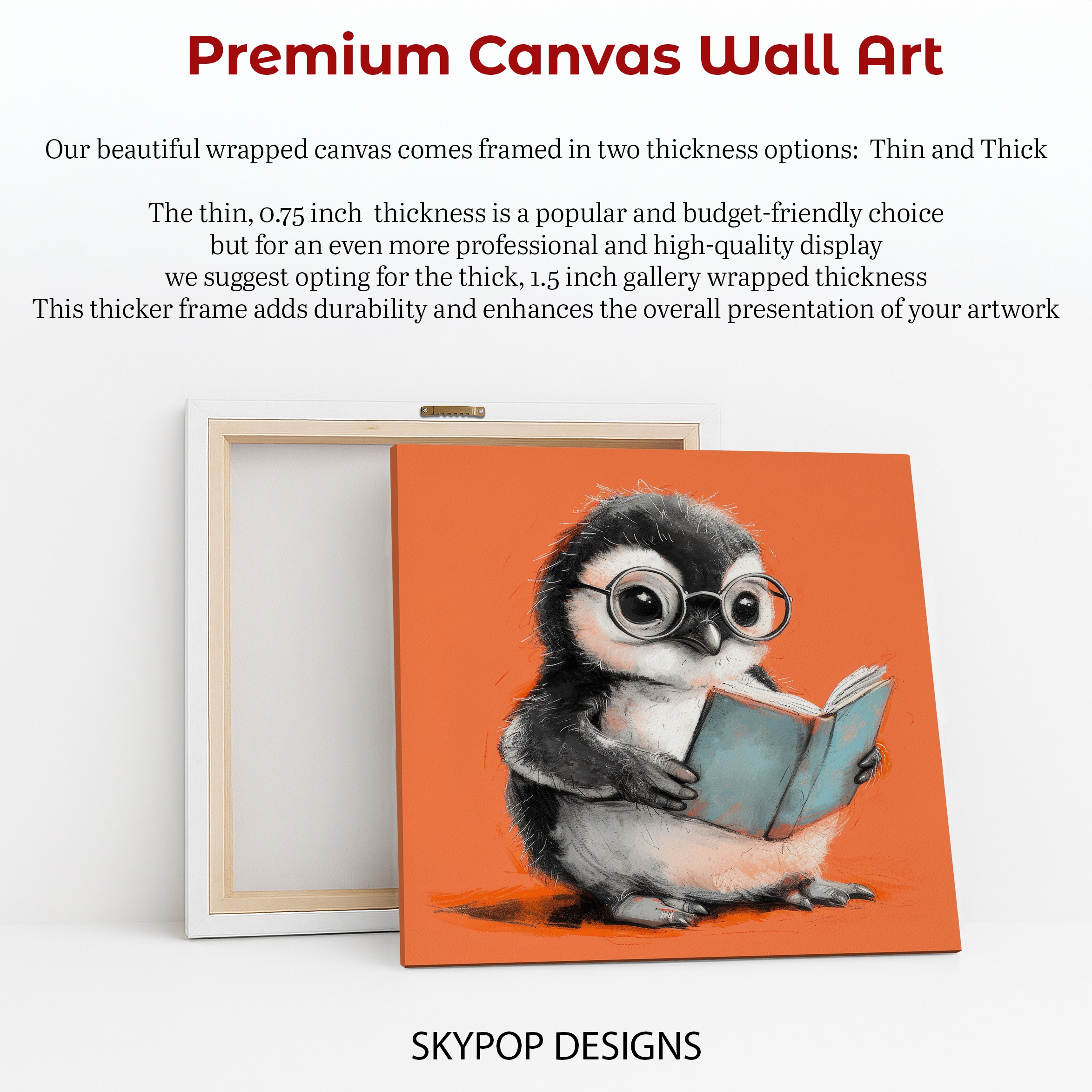 6.jpg Penguin Reading Book Art