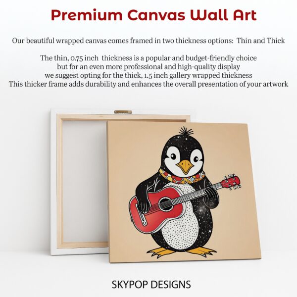 Penguin Rock On Art
