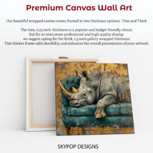 Rhino Relaxation Art