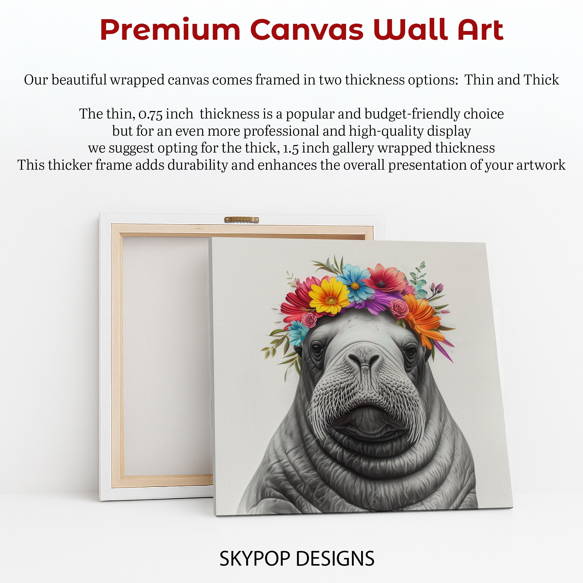 6.jpg Walrus Floral Crown Art